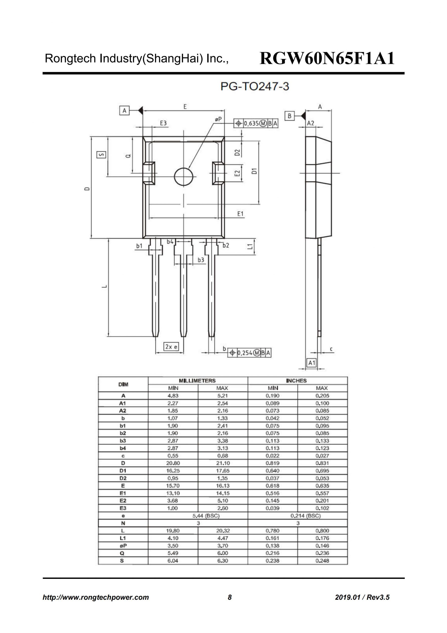 RGW60N65F1A1-rongtechsemi