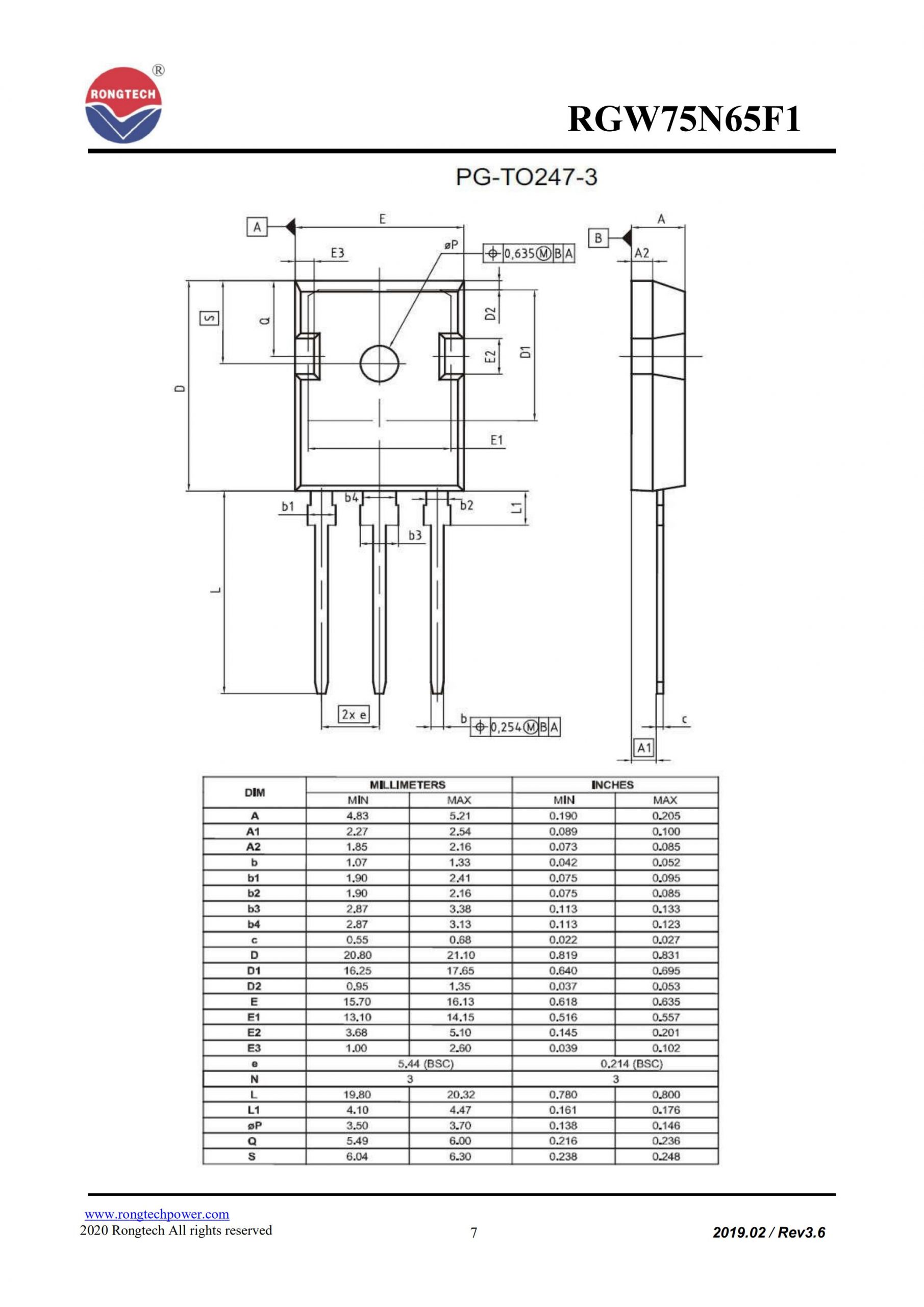 RGW75N65F1-rongtechsemi