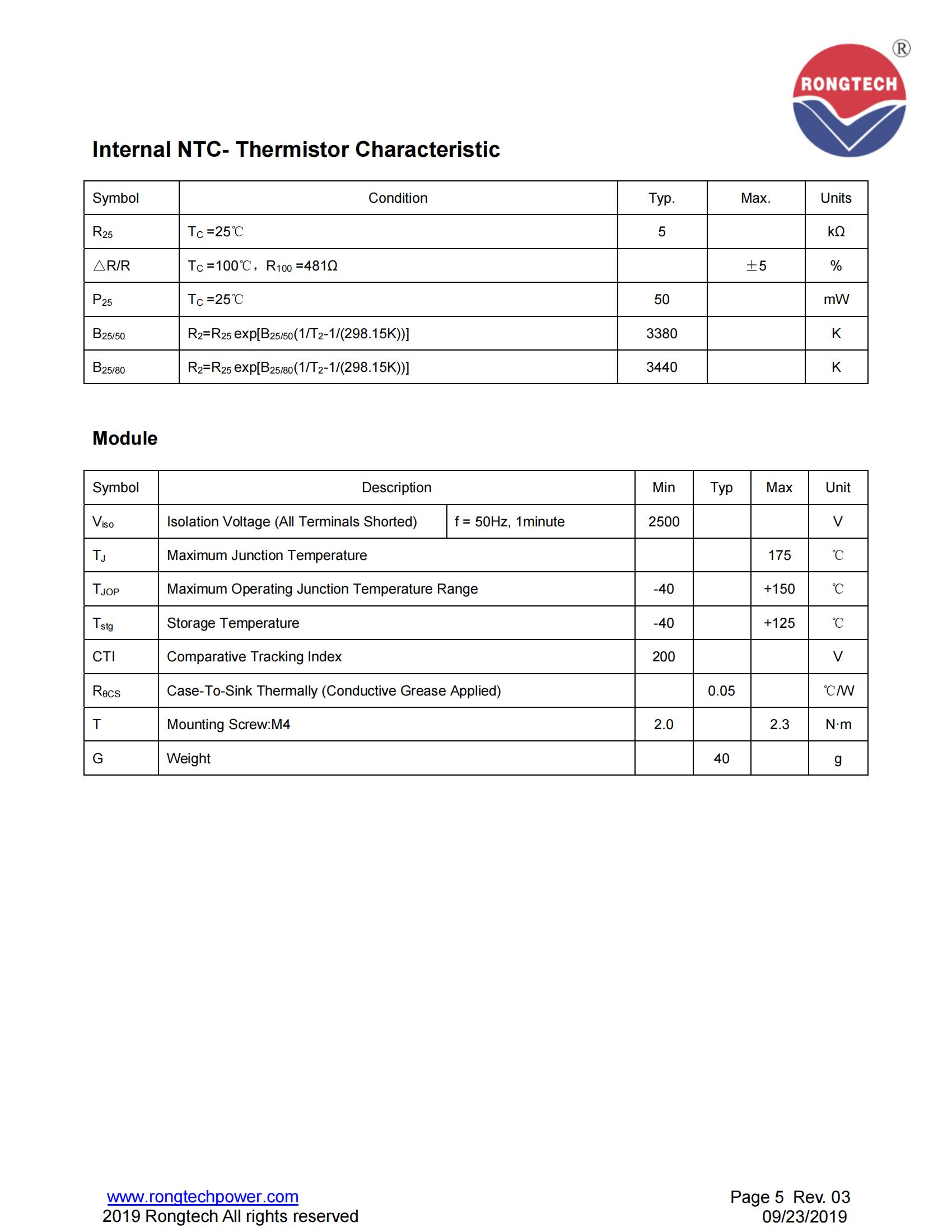 RTM100TL65B9H-rongtechsemi