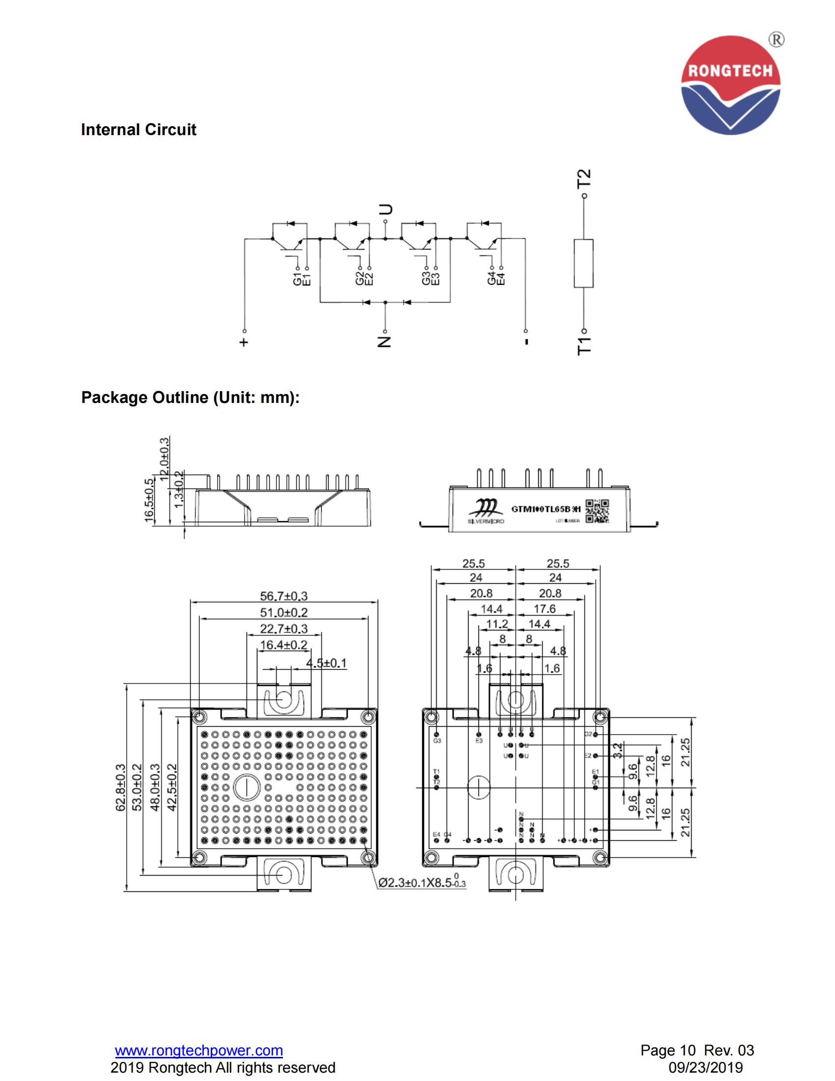 RTM100TL65B9H-rongtechsemi