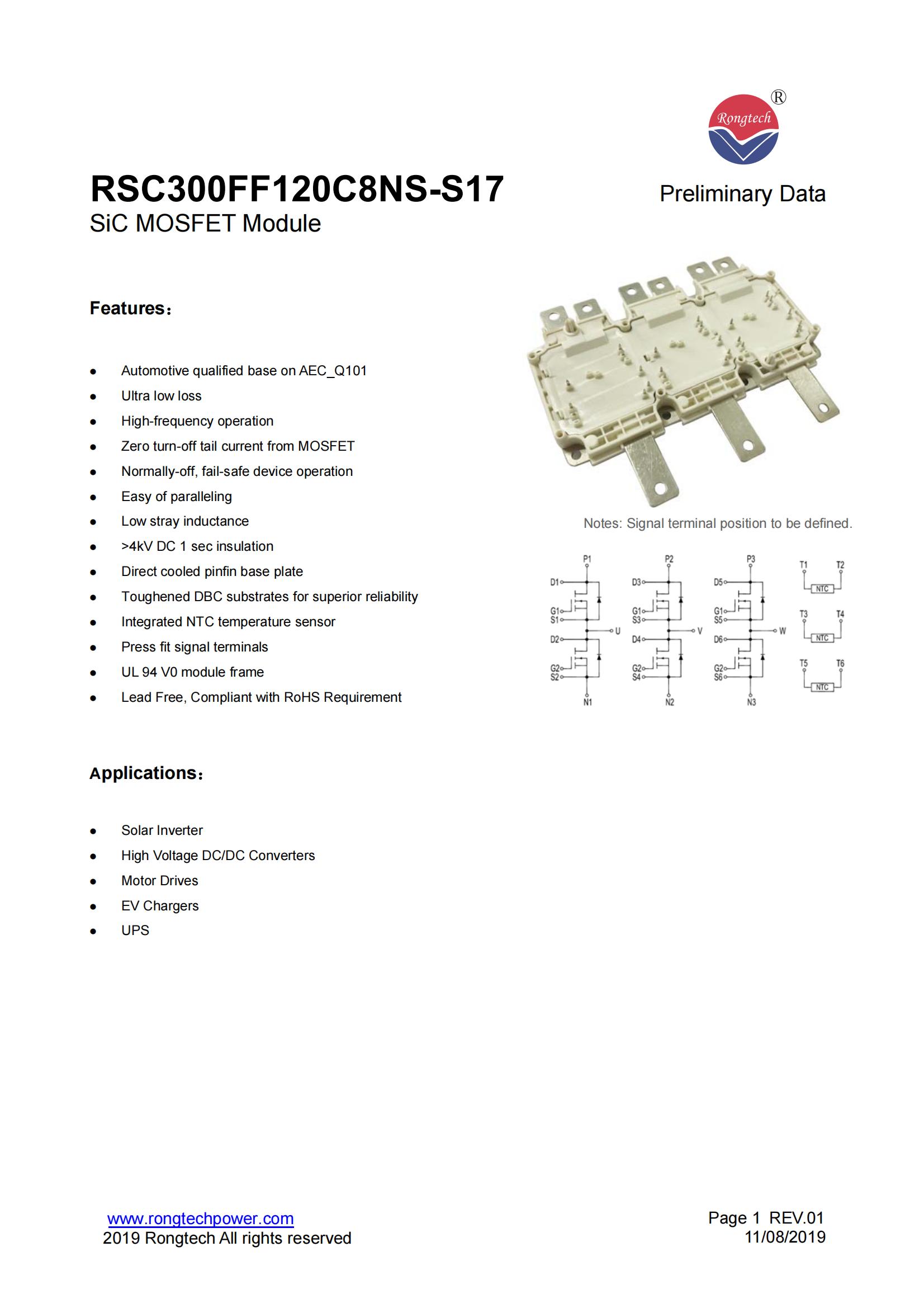 RSC300FF120C8NS-S17-R-rongtechsemi