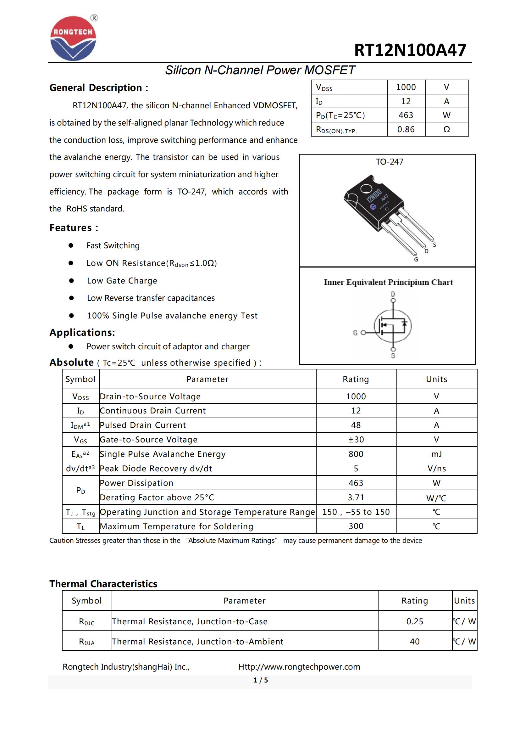 RT12N100A47-rongtechsemi