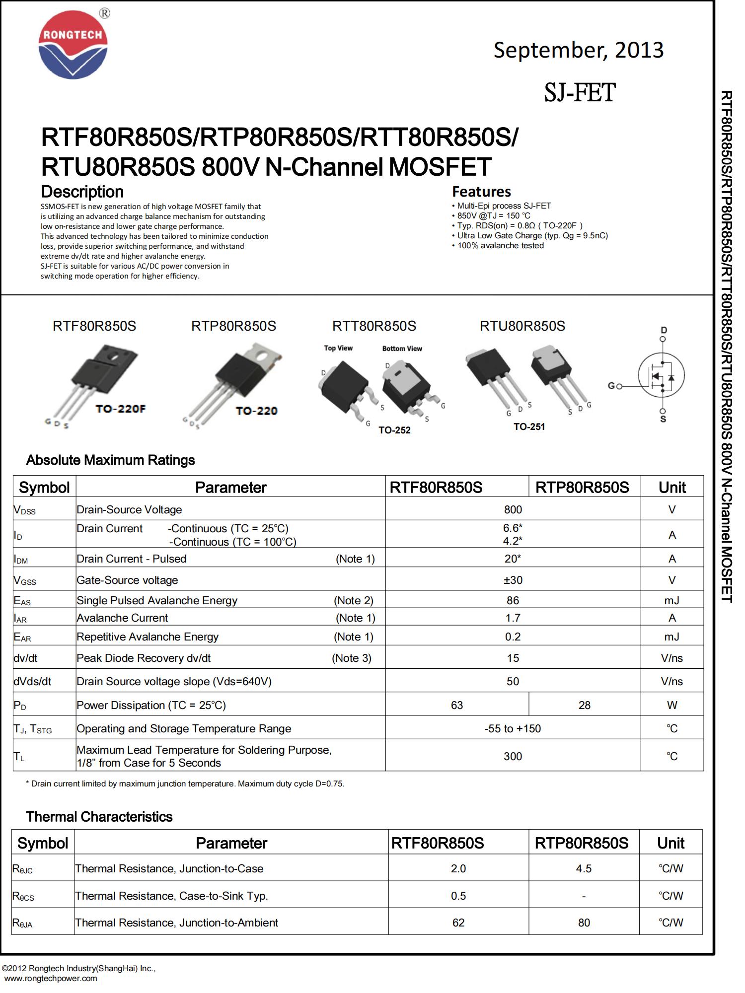 RTF80R850S-rongtechsemi