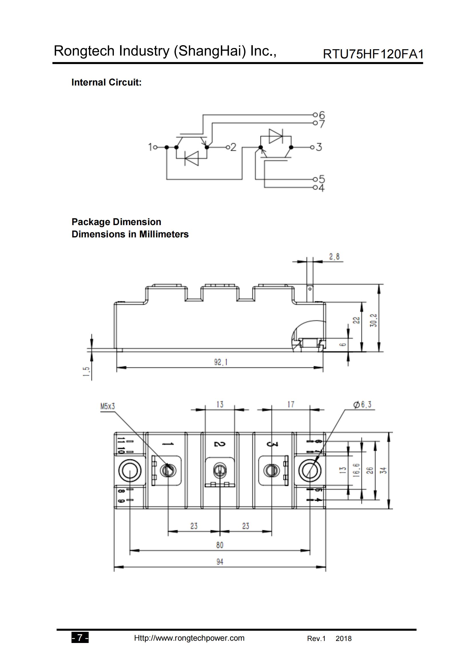 RTU75HF120A1-rongtechsemi